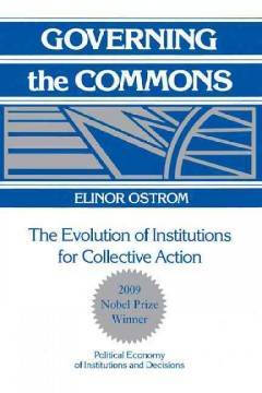 Book cover for Governing the Commons.